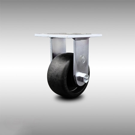 Service Caster 4 Inch Stainless Steel Glass Filled Nylon Wheel Rigid Caster with Ball Bearing SCC-SS30R420-GFNB